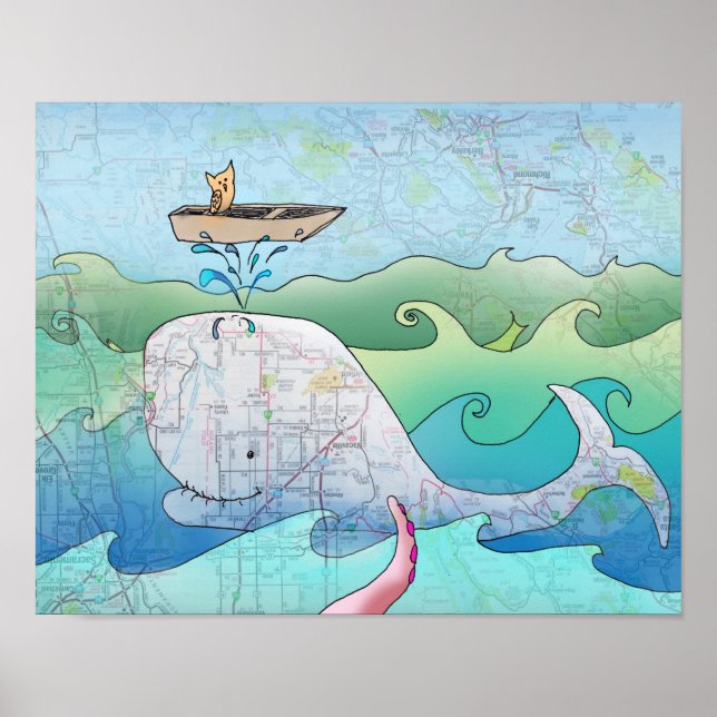 Poster Estou num Barco (Frente)