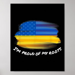 Poster Estou Orgulhoso Das Minhas Raízes - Antigo Ucrania