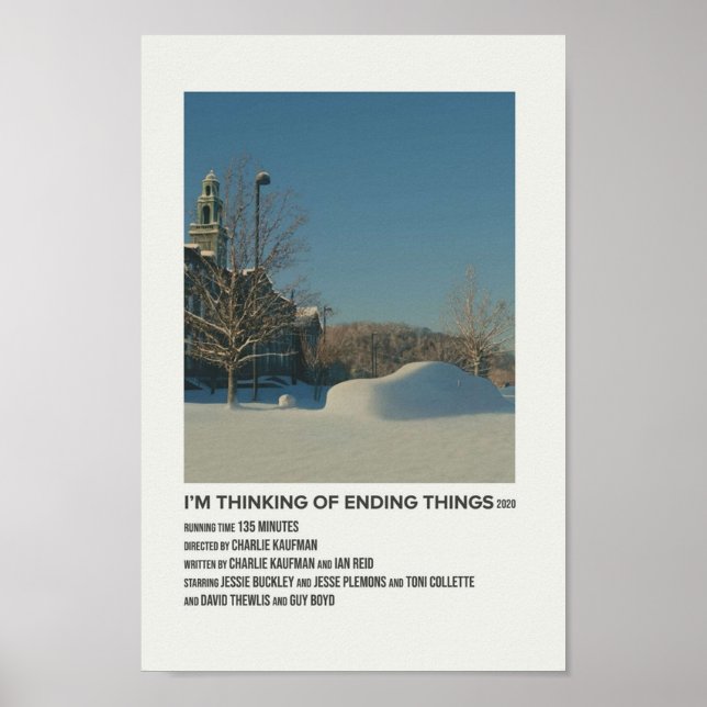 Poster Estou pensando em acabar com as coisas 2020 (Frente)