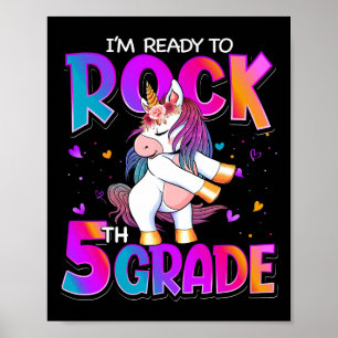 Poster Estou Pronto Para Balançar Unicórnio 5º Ano Ck Par