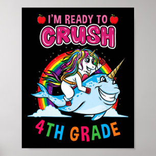 Poster Estou Pronto Para Detonar Unicórnio 4º Ano Ck Para