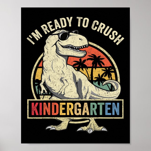 Poster Estou pronto para esmagar o jardim de infância de  (Frente)