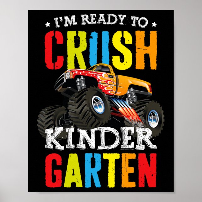 Poster Estou Pronto Para Esmagar O Monstro Do Jardim De I (Frente)
