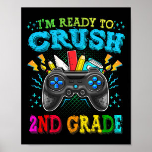 Poster Estou pronto para esmagar o segundo de volta ao ví