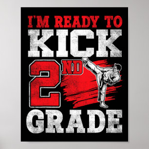 Poster Estou pronto para fazer segundo de Karate Ck na es