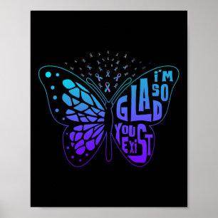 Poster Estou tão feliz que você já tenha suicídio de fita