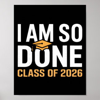 Poster Estou Tão Pronto Cl De 2026 Formatura Divertido Se