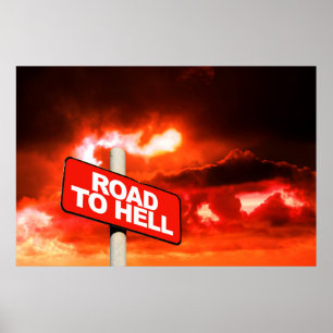 Poster Estrada ao sinal do inferno