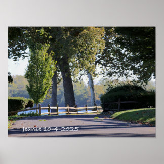 Poster Estrada bt o rio Delaware