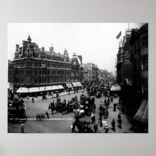 Póster Estrada da corte de Tottenham da rua de Oxford,