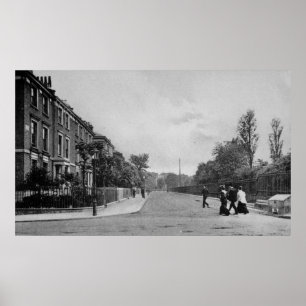 Póster Estrada de Douglas, Canonbury, Islington, c.1905