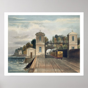 Póster Estrada de ferro de Dublin e de Kingstown: