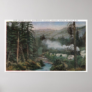 Poster Estrada de ferro pacífica do sul