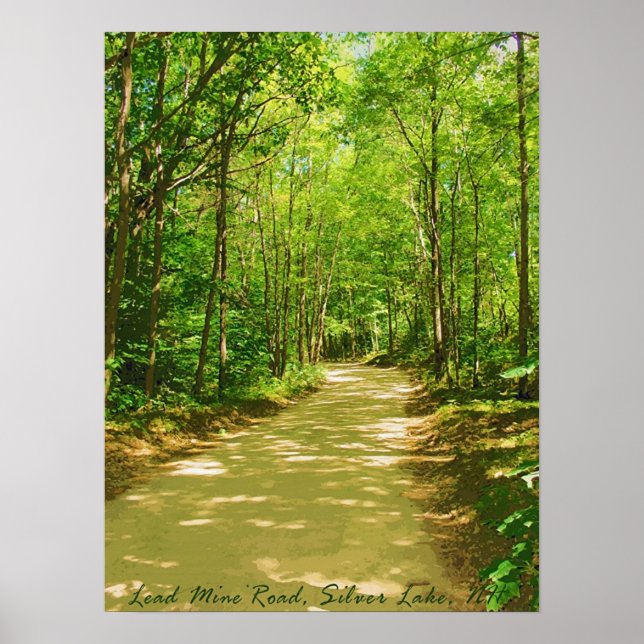 Póster Estrada de Mina de Chumbo (Frente)