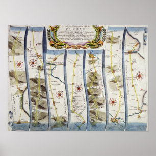 Póster Estrada de Whitby a Durham