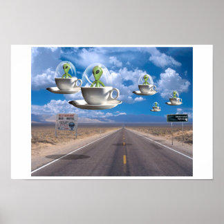 Póster Estrada Extraterrestre