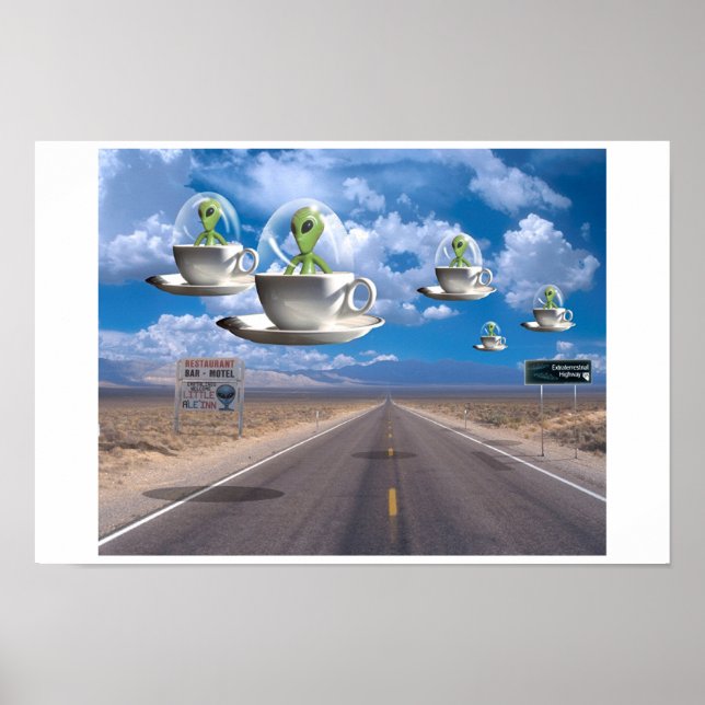 Póster Estrada Extraterrestre (Frente)