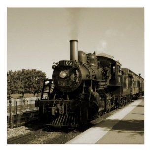 Póster Estrada-férrea histórica