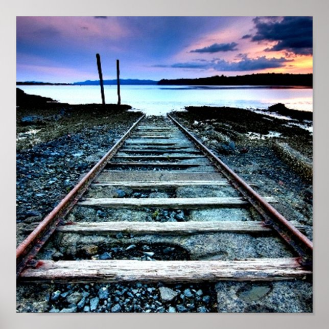 Poster Estrada-férrea russa (Frente)