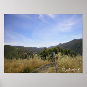 Poster Estrada montanhosa