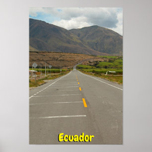 Poster Estrada Panamericana, Equador