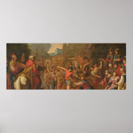 Poster Estrada para o Calvário - Círculo de Claude Déruet