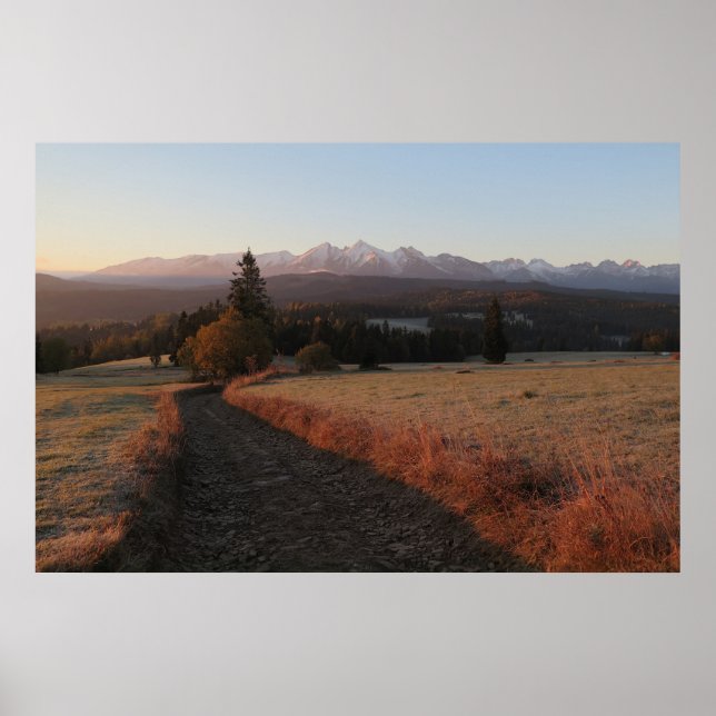 Poster Estrada para Tatras (Frente)