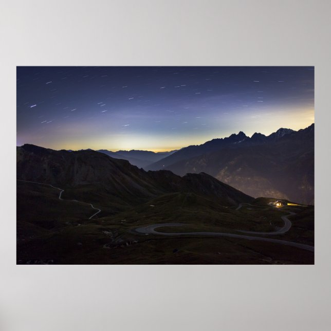 POSTER ESTRADA PAVIDA ENTRE MOUNTAI (Frente)