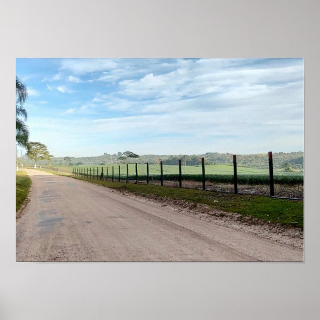 Poster Estrada Rural (Frente)