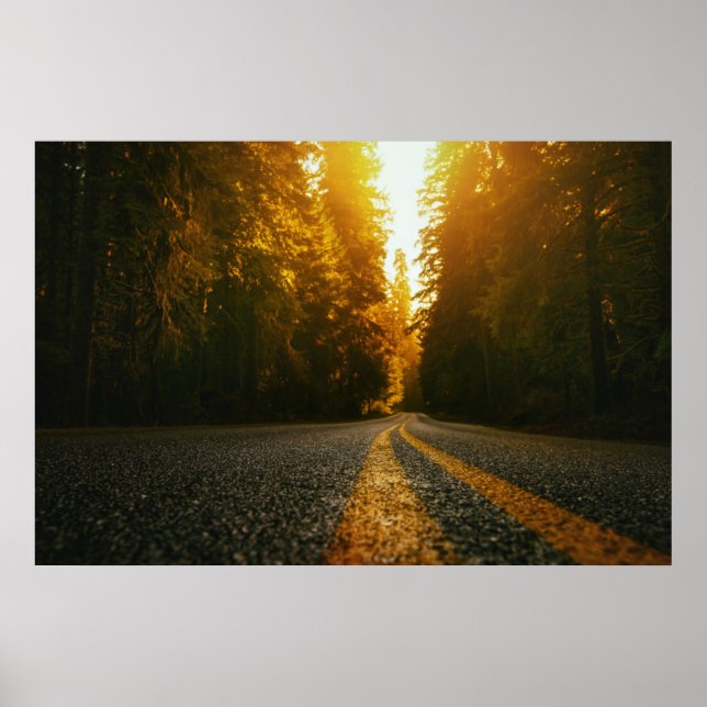 Poster Estrada Sunset (Frente)