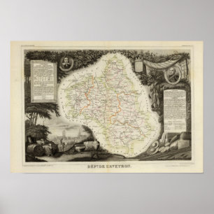 Póster Estradas, cidades, cidades