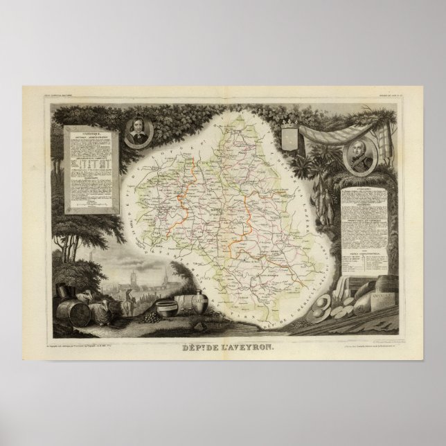 Póster Estradas, Cidades, Cidades (Frente)