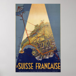 Poster Estradas-férreas de Suiça