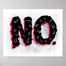 Poster Estranho antissocial sarcástico sem tipografia