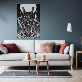 Poster Estranho retrato bizarro da alienígena | Arte AI