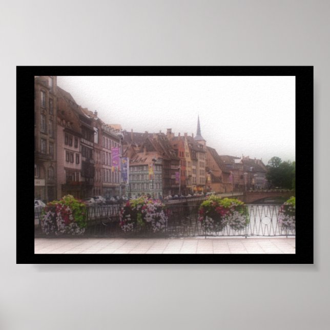 Póster Estrasburgo, França (Frente)