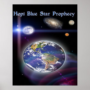 Poster estrela azul