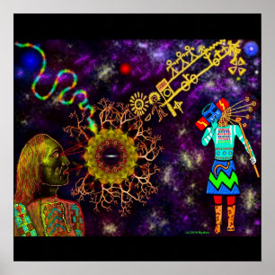 Póster Estrela azul do Hopi