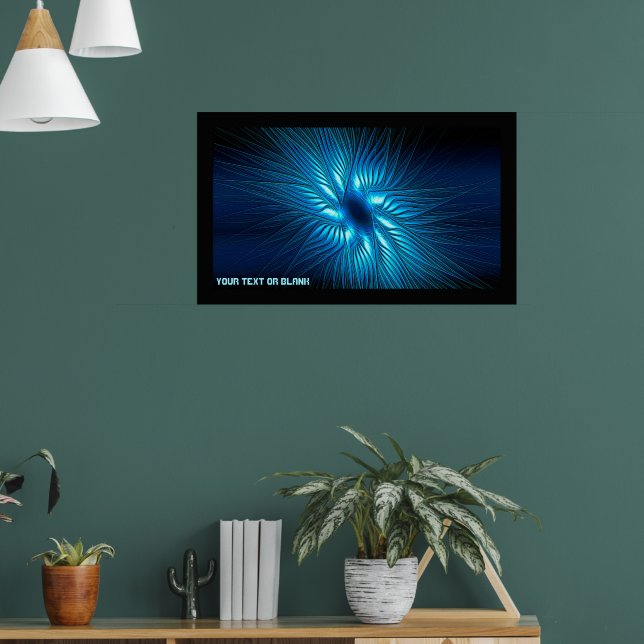 Poster Estrela azul gravada (Sala de Estar 1)