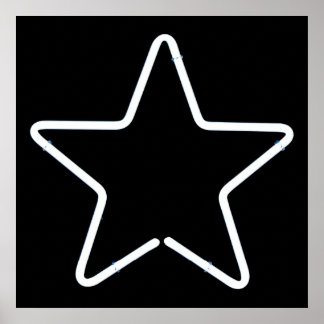 Poster Estrela Branca, Estrela Brilhada