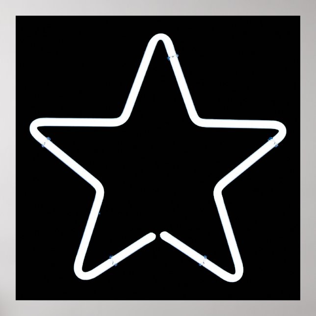 Poster Estrela Branca, Estrela Brilhada (Frente)