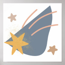 Estrela cadente boho caprichosa,