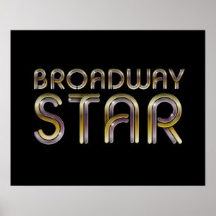 Póster Estrela de Broadway