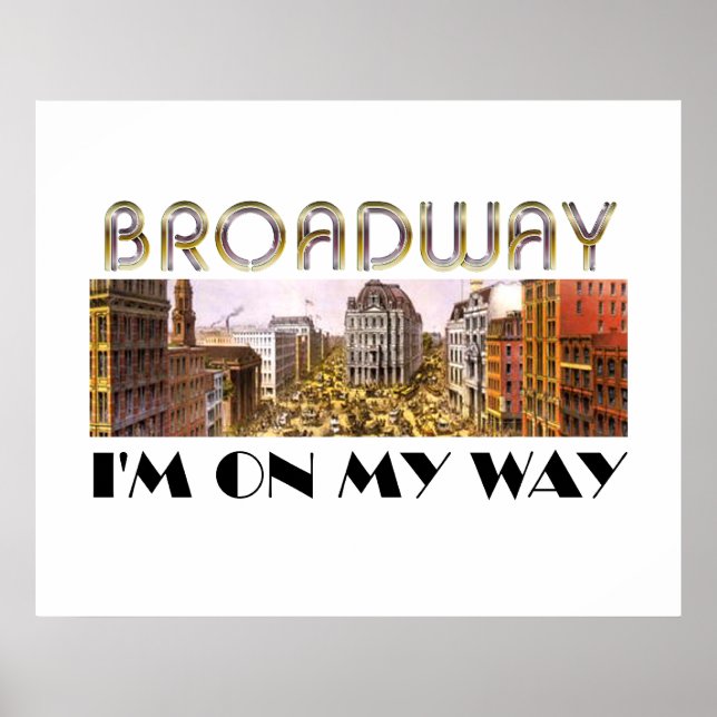 Póster Estrela de Broadway (Frente)