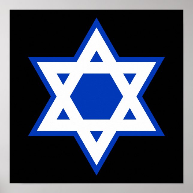 Poster Estrela de David (Frente)