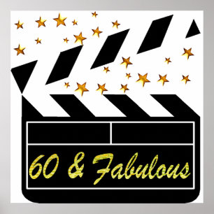 POSTER ESTRELA DE FILME DE 60 ANOS