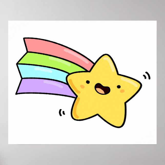 Poster Estrela de Foto em Cute Kawaii (Frente)