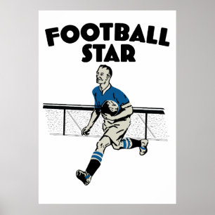 Poster Estrela de futebol