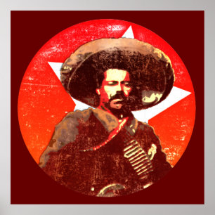 Póster Estrela de Pancho Villa Stuper