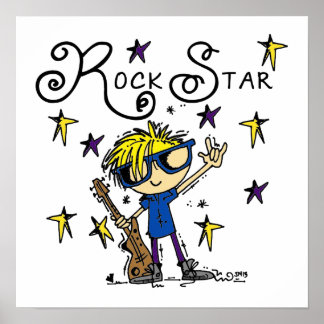 Poster Estrela de Rock Loura